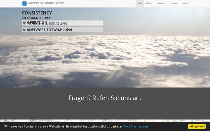 Screenshot of consistency.at