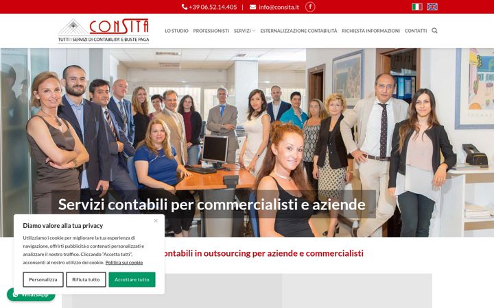 Captură de ecran a consita.it