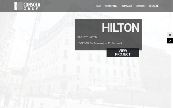 Screenshot of consola.ro
