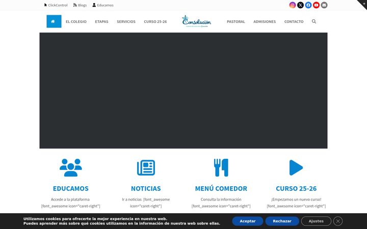 Screenshot of consolacioncas.org