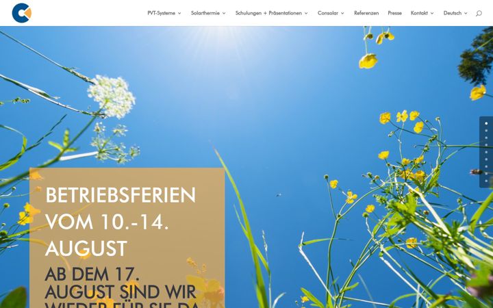 Screenshot of consolar.de