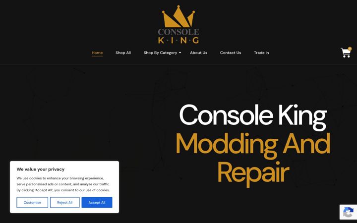 Skärmbild av consoleking.net