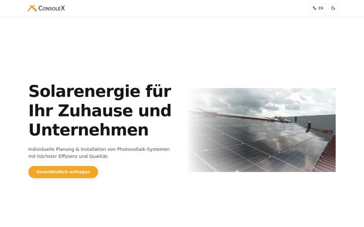 Screenshot of consolex.de