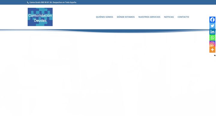 Screenshot of consolidaciondeudas.es