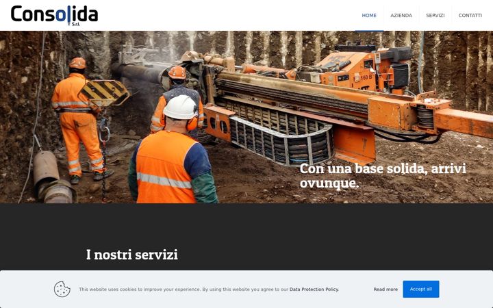 Skærmbillede af consolidasrl.it