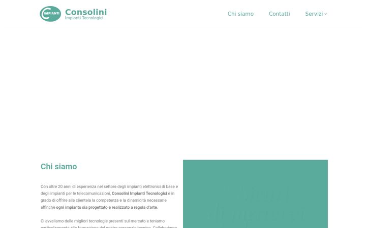 Screenshot of consoliniimpianti.it