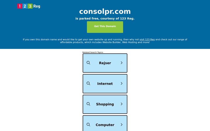 Screenshot of consolpr.com