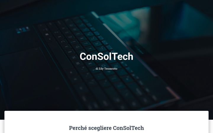 Skærmbillede af consoltech.it