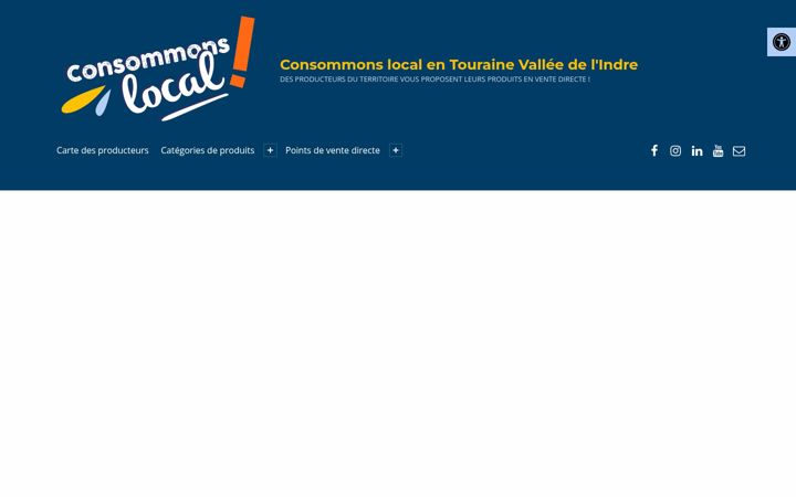 Ekrano kopija consommonslocal-tvi.fr