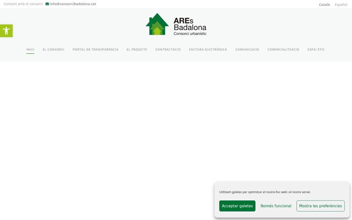 Screenshot of consorcibadalona.cat