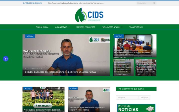 Screenshot of consorciocids.org