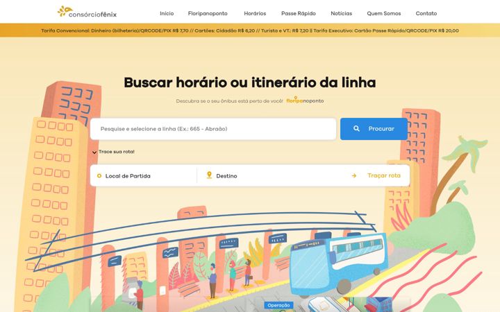 Screenshot of consorciofenix.com.br