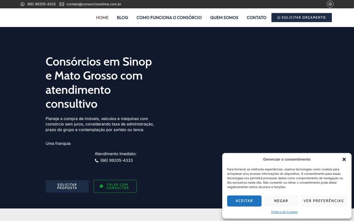 Screenshot ta' consorciosotima.com.br