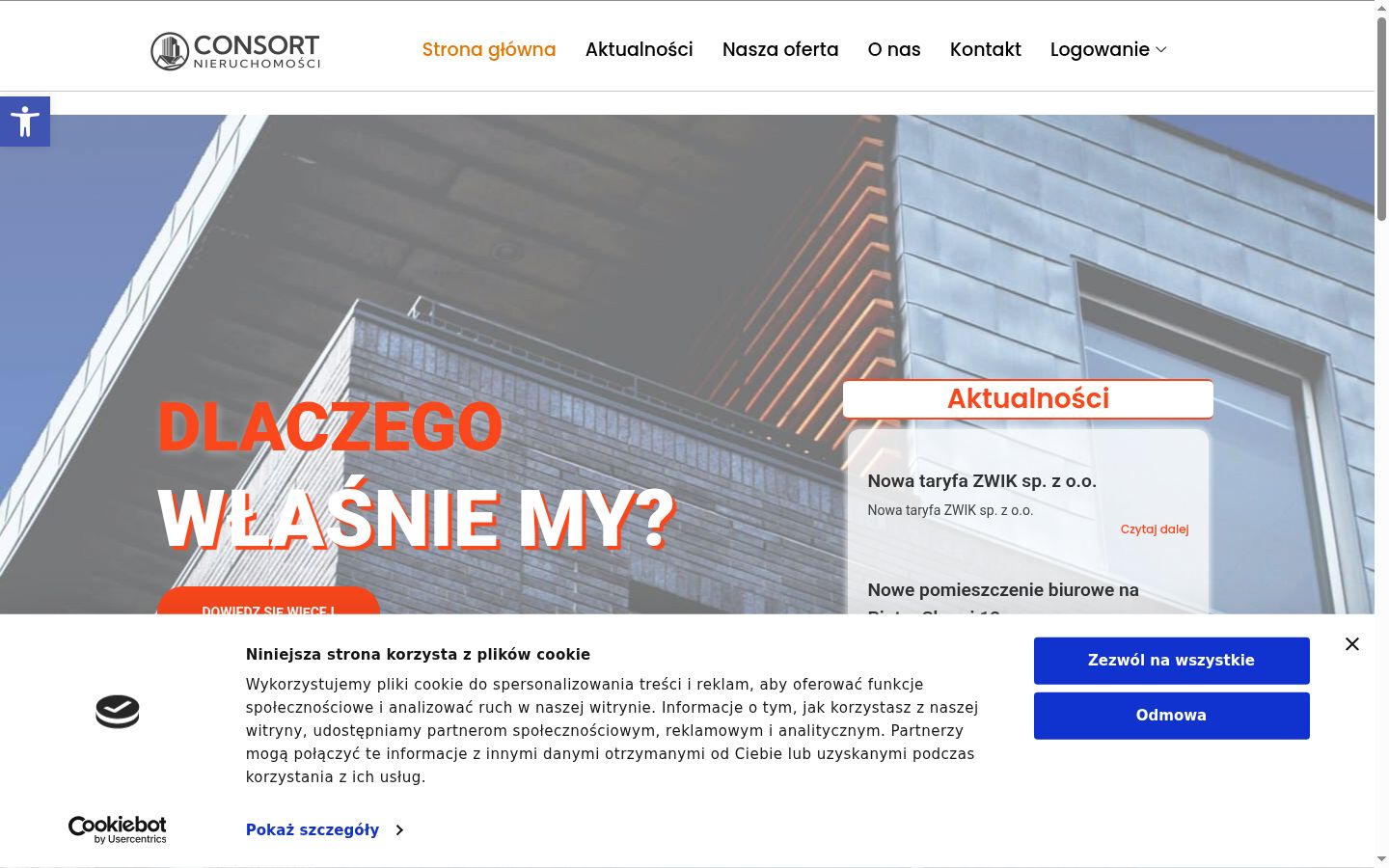 Screenshot tal-banner tal-kunsens muri qabel kwalunkwe interazzjoni