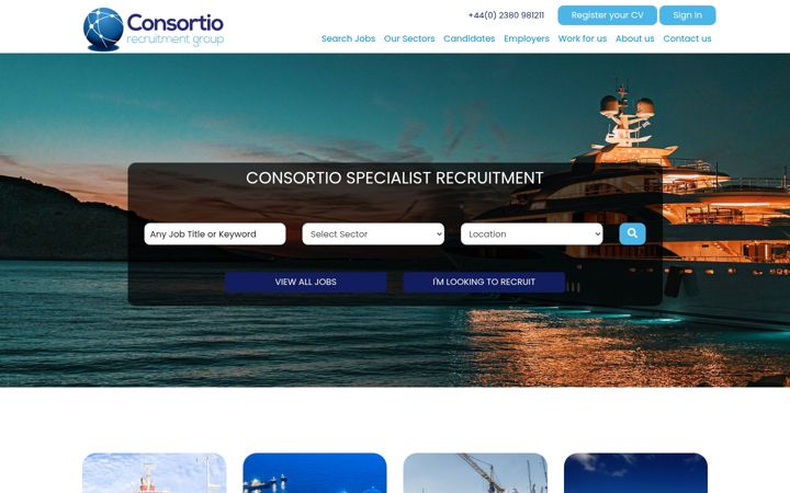 Screenshot of consortiorg.com