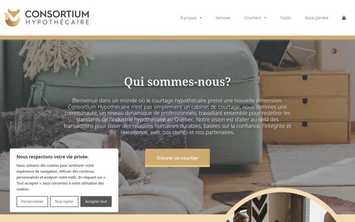 Screenshot of consortiumhypothecaire.com