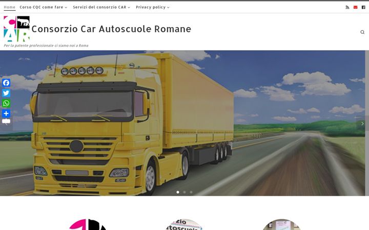 Screenshot di consorziocar.org