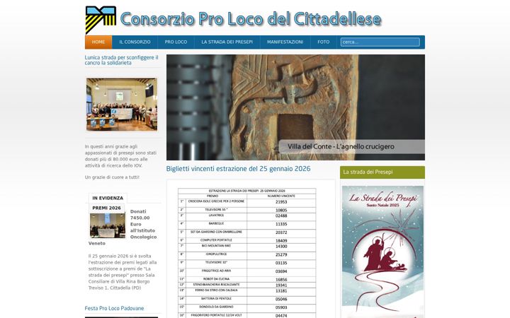 Screenshot of consorziodelcittadellese.org