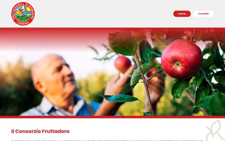 Екранна снимка на consorziofruttadoro.it