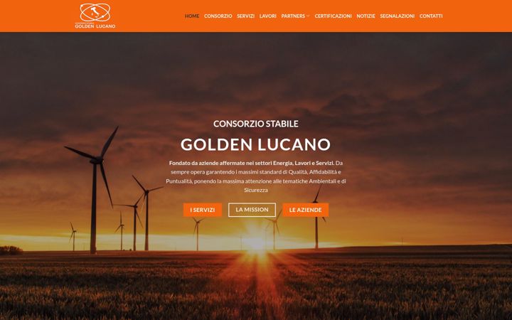 Екранна снимка на consorziogolden.it