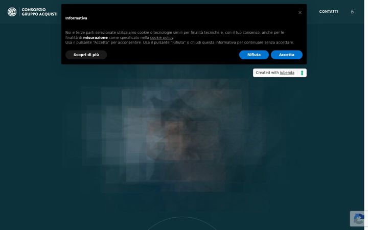 Екранна снимка на consorziogruppoacquisti.it