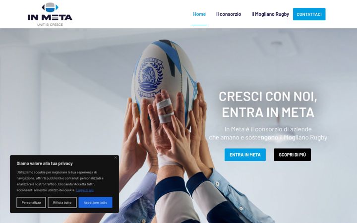 Ekrānuzņēmums no consorzioinmeta.it