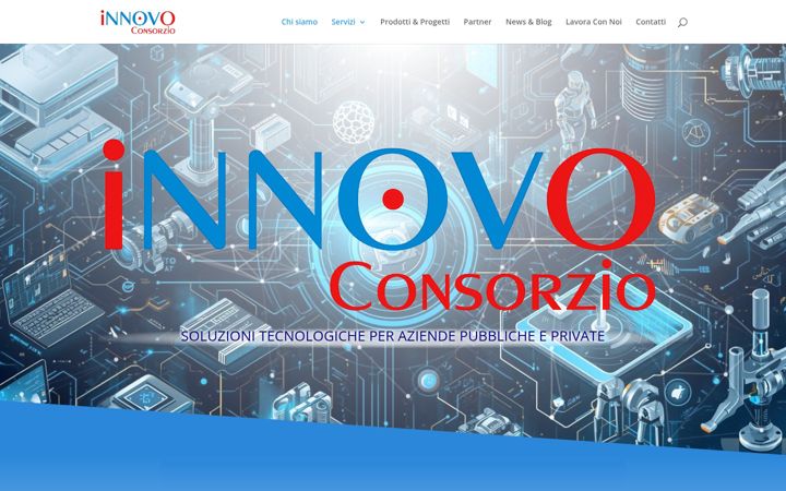 Ekrānuzņēmums no consorzioinnovo.it