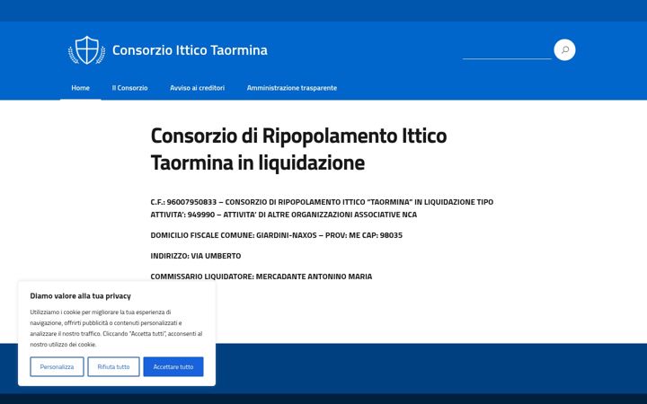 Ekrānuzņēmums no consorzioitticotaormina.it