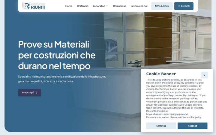 Ekrano kopija consorziolr.it