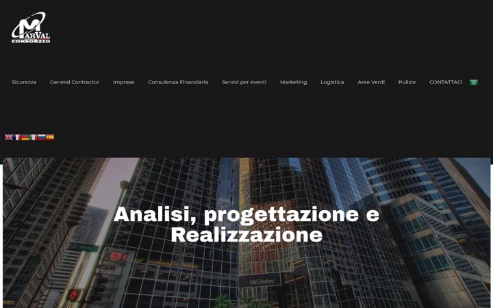 Ekrano kopija consorziomarval.it