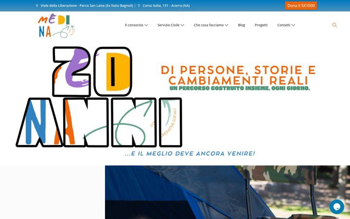 Ekrano kopija consorziomedina.it