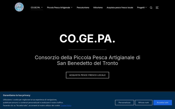 Snimka zaslona za consorziopiccolapesca.it