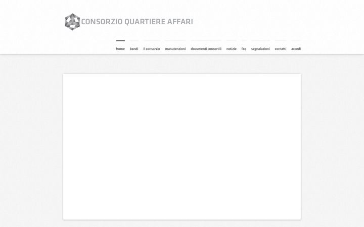 Snimka zaslona za consorzioquartiereaffari.it