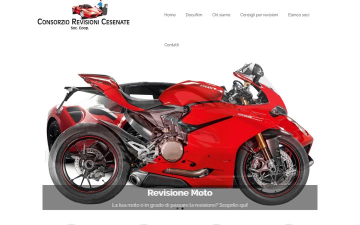 Screenshot of consorziorevisionicesenate.com
