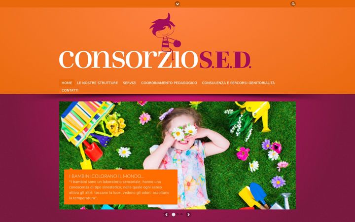 Screenshot of consorziosed.it