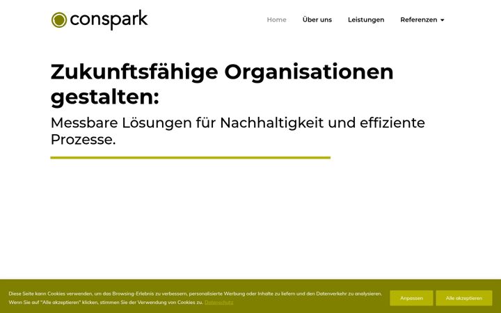 Screenshot of conspark.ch