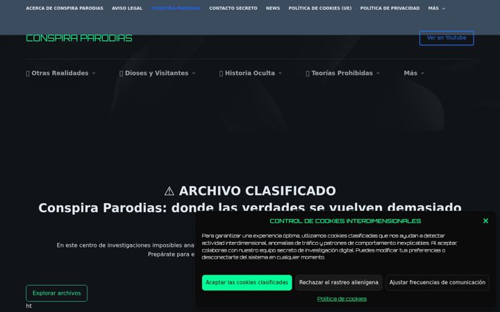 Screenshot of conspiraparodias.com