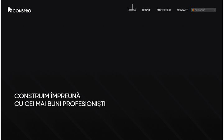 Screenshot of conspro.ro