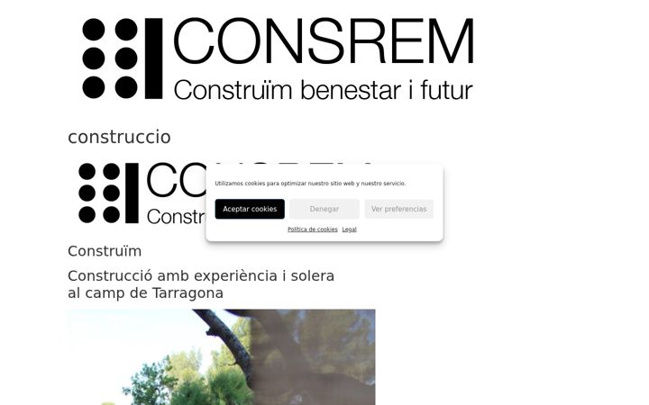 Screenshot of consrem.com