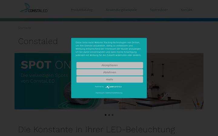 Screenshot of constaled.de