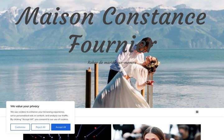 Ekrano kopija constance-fournier.fr