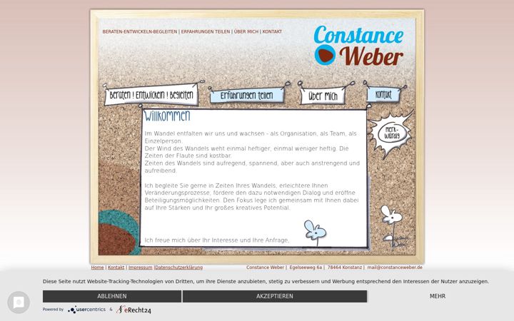 Screenshot of constanceweber.de
