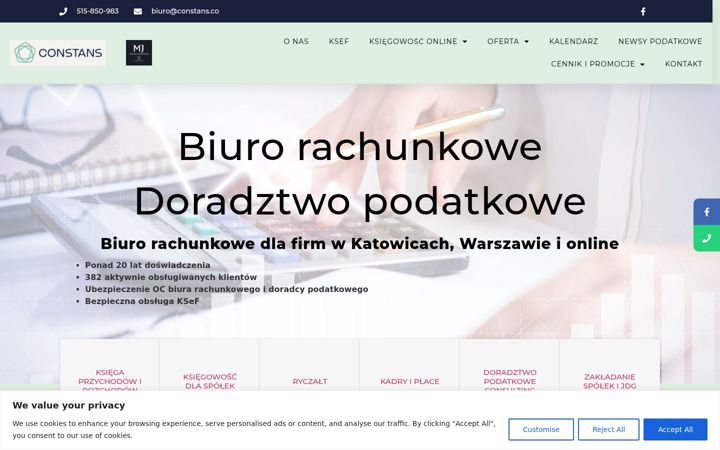 Screenshot of constans.co