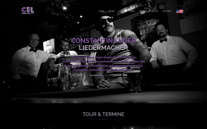 Screenshot of constantin-luger.com
