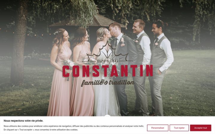 Screenshot von constantin.ca