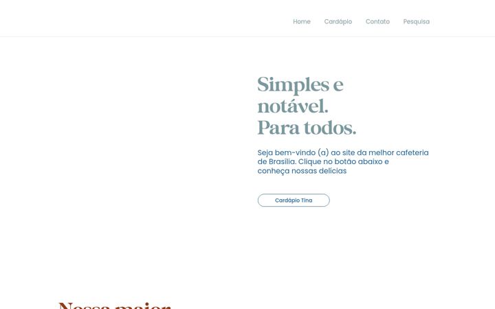 Screenshot of constantinacafe.com.br