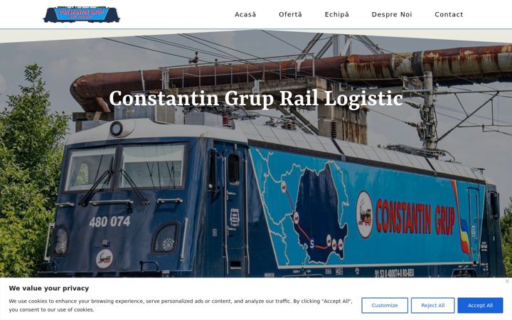 Screenshot van constantingrupraillogistic.ro