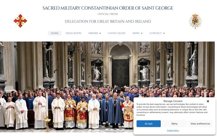 Screenshot of constantinian.org.uk