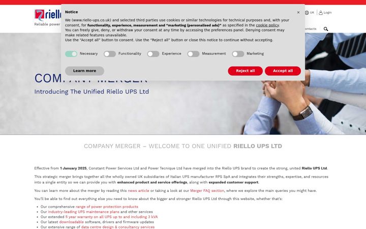 Screenshot of constantpowerservices.co.uk