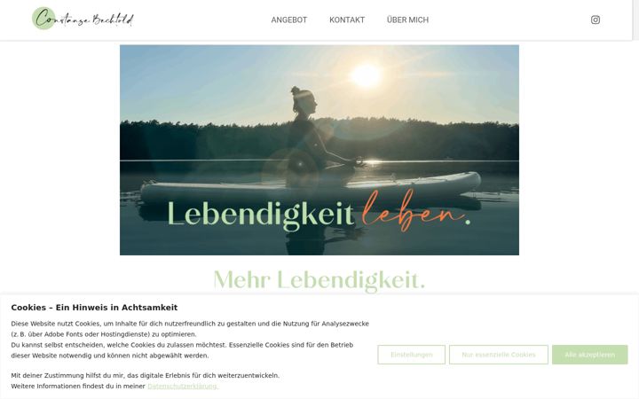 Screenshot of constanze-bechtold.de